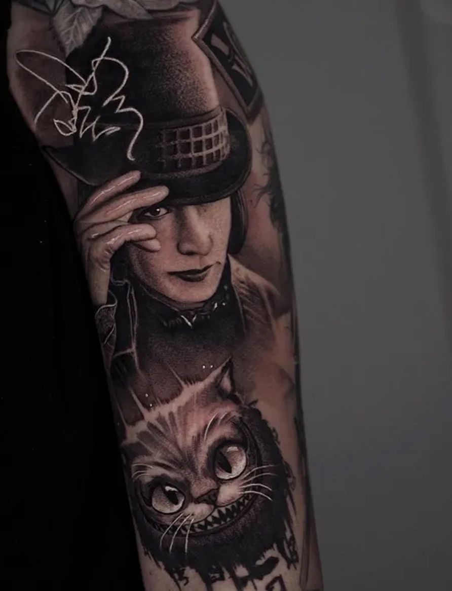 Willy Wonka tattoo